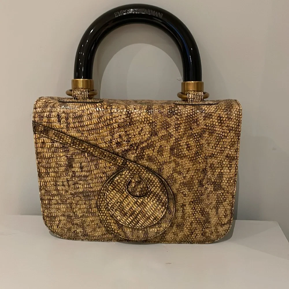 Vintage Emporio Armani Evening Bag - Picture 4 of 17